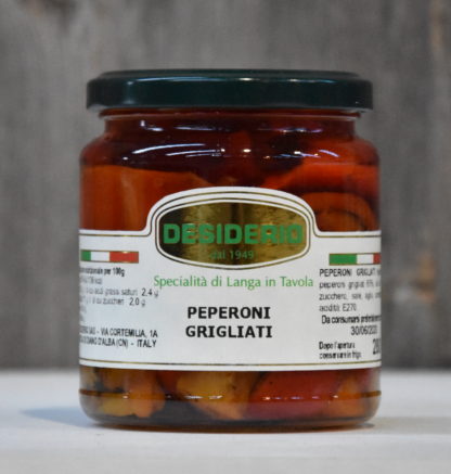 peperoni grigliati olio desiderio