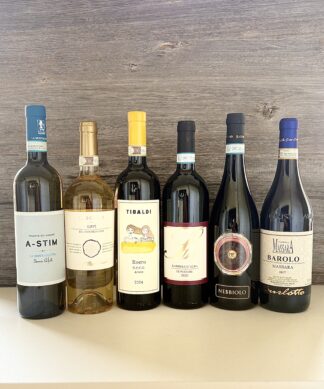 Wijnpakket Sapori d’Autunno Selezione (6 flessen) – Viognier, Arneis, Gavi, Barbera, Nebbiolo, Barolo – Piemonte